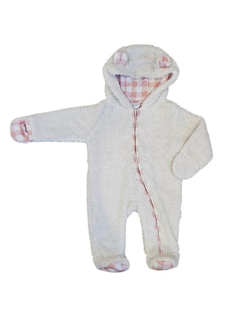 5/$25 IndigoBaby Sherpa Snuggle Suit 0–6M